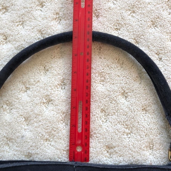 Suede shoulder bag - Picture 6 of 12